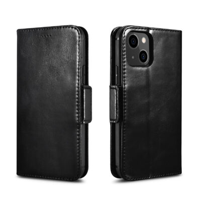 Genuine leather wallet case | 2 in 1 detachable | for iphone 13
