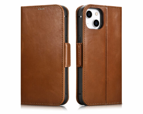 Genuine Leather Wallet Case | 2 in 1 Detachable | For iPhone 13