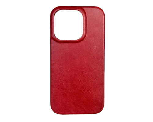 Genuine Leather MagSafe Case For iPhone 15 - Brown